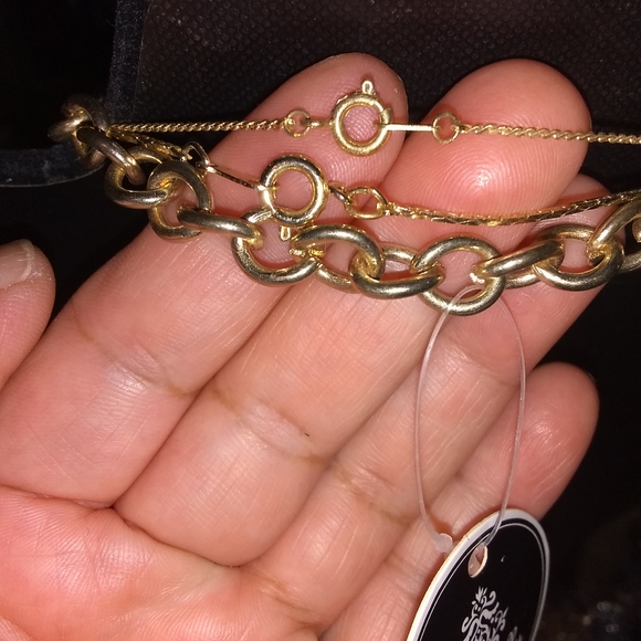 LUXURIOUS!/ 11 LOT GOLDEN MIXED JEWELRY - Picture 7 of 12